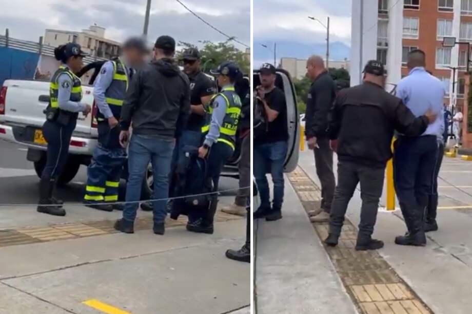El agente de tránsito fue capturado en mientras hacía un procedimiento rutinario en Cali.