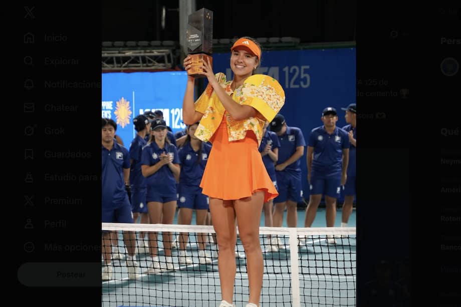 María Camila Osorio campeonato del WTA 125 de Manila, en Filipinas.