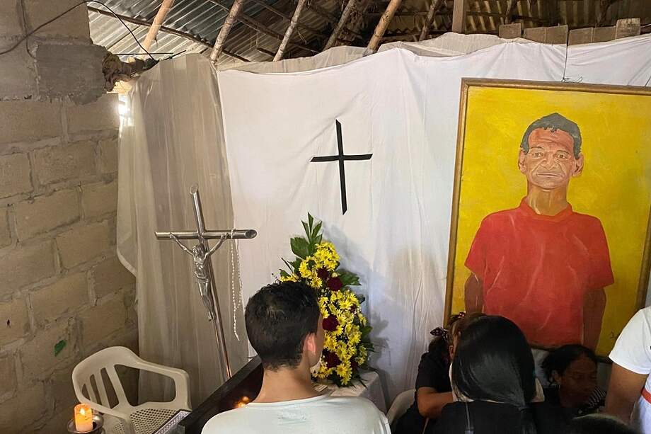 Sepelio de Genivero José Méndez Buelvas.