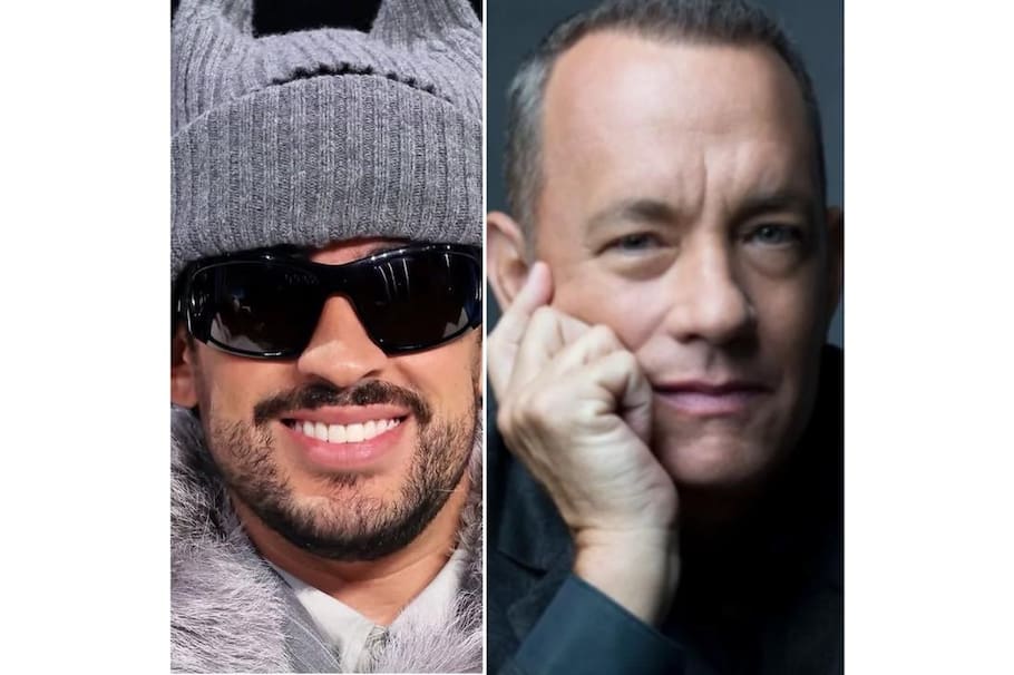 Tom Hanks protagonizará película de béisbol. Bad Bunny negociaría su participación