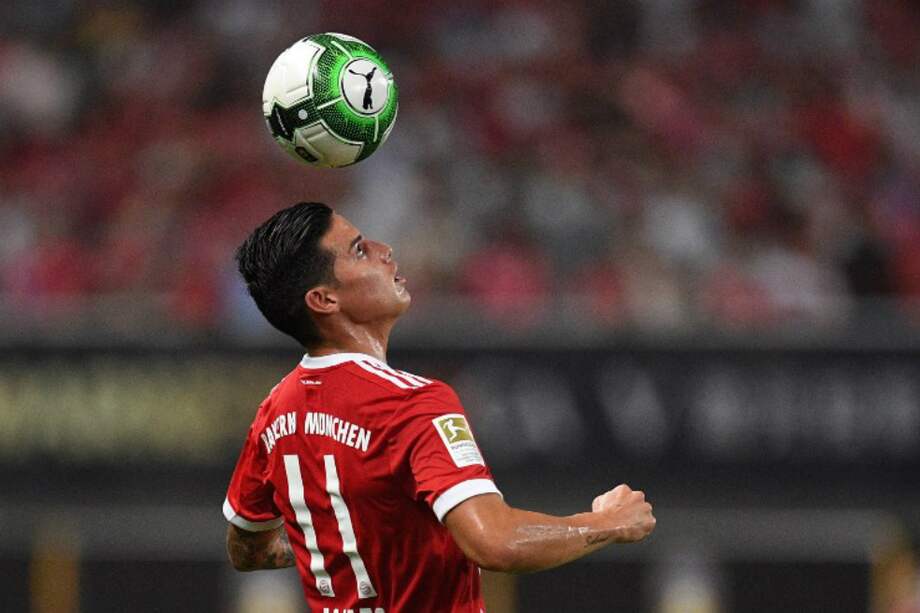 James Rodríguez, mediocampista del Bayern Múnich. / AFP