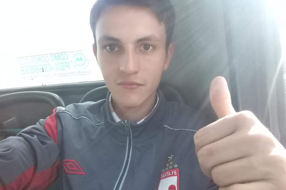 Javier Sánchez era padre de una niña y fiel seguidor de Independiente Santa Fe.