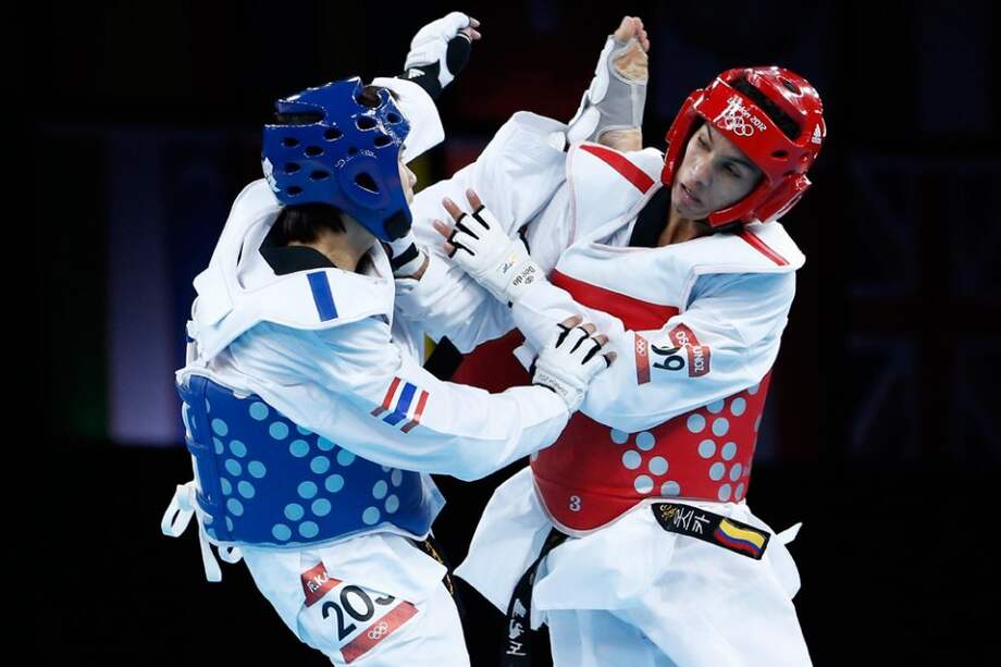 Óscar Muñoz, de 19 años y 1,78 metros de estatura, se convirtió en el quinto medallista de Colombia en Londres. / EFE