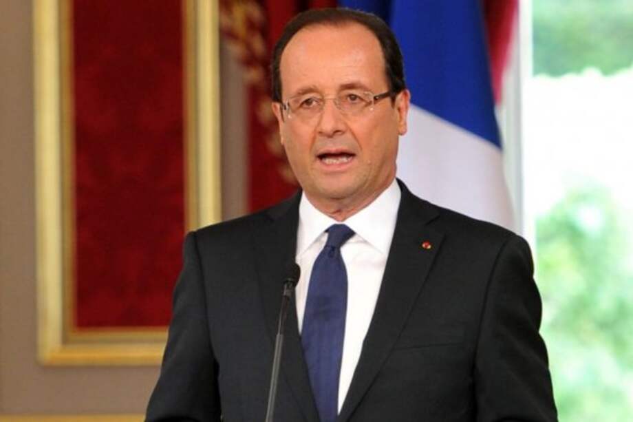 François Hollande, presidente de Francia
