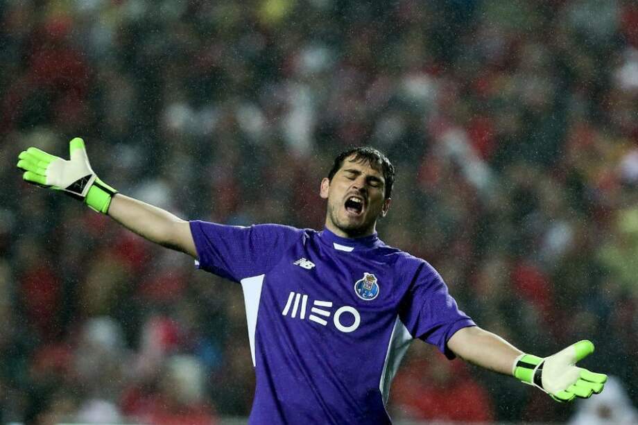 Iker Casillas guardameta del Porto. Foto: AFP