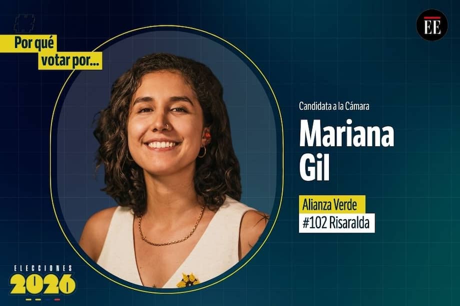 Mariana Gil es candidata a la Cámara por Risaralda.