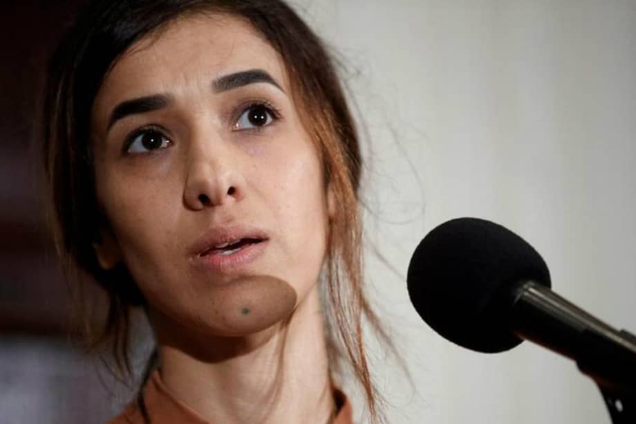 Nadia Murad recibirá el Premio Nobel de Paz junto al doctor congoleño Denis Mukwegepor sus esfuerzos para terminar con el uso de la violencia sexual como arma de guerra y en conflictos armados. / EFE