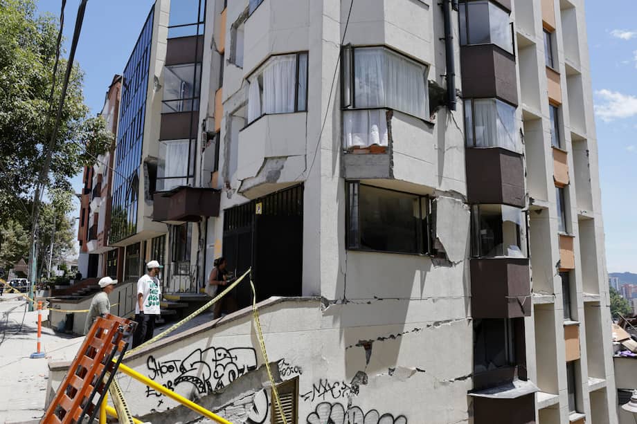 Viviendas afectadas por el terremoto en el barrio Milán, en la Zona G de Manizales.