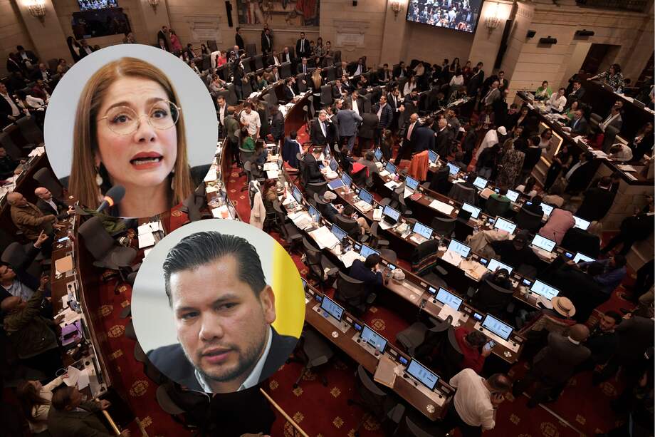 Catherine Juvinao y Andrés Calle