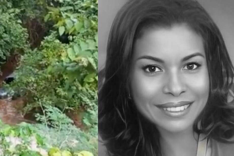 Accidente en el que falleció Ana Manuela Caicedo Castillo, empresaria y coach nutricional.