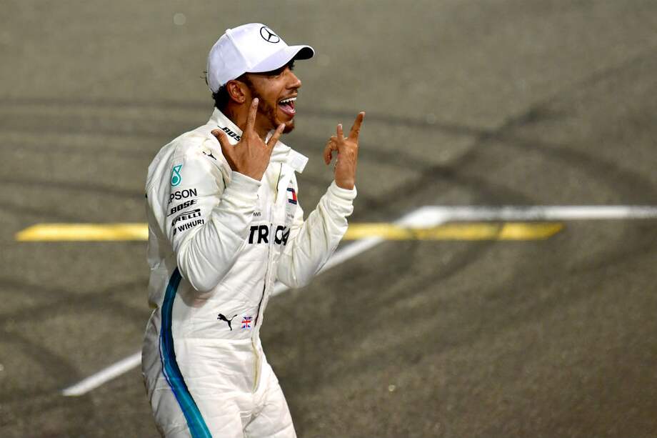 Lewis Hamilton se impuso en Yas Marina. / AFP