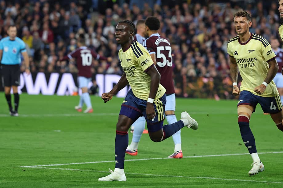El equipo de Mikel Arteta derrotó 1-0 al Aston Villa con gol de Bukayo Saka y llegó a seis puntos.