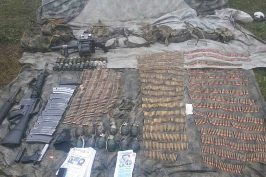 Hallan seis misiles de las Farc en Cauca