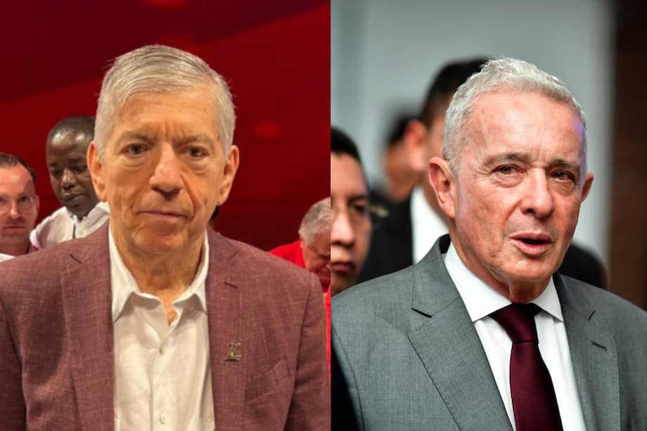 César Gaviria y Álvaro Uribe