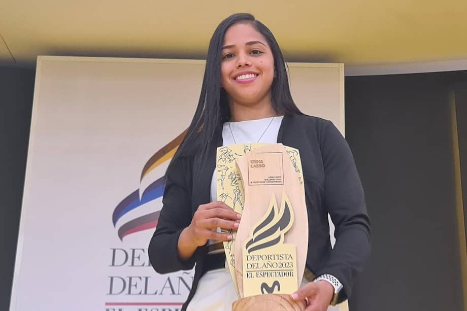 Erika Lasso recibió el premio al Juego Limpio Guillermo Cano.