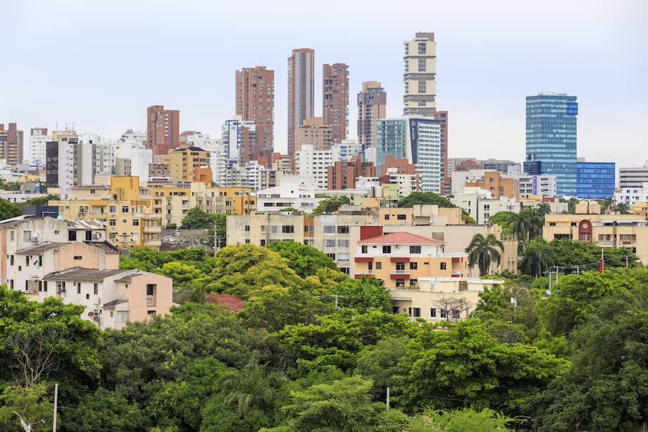 Zonas verdes en las ciudades. /Centro de imágenes ambientales Instituto Humboldt