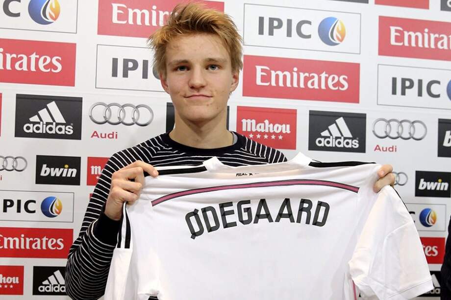 Martin Ødegaard , el joven fichaje del Real Madrid. Foto: EFE