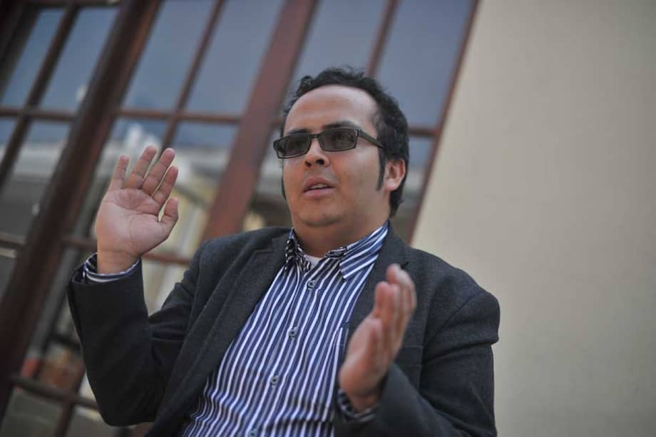 Martínez Borja celebrando el único gol del encuentro. / Gustavo Torrijos- El Espectador