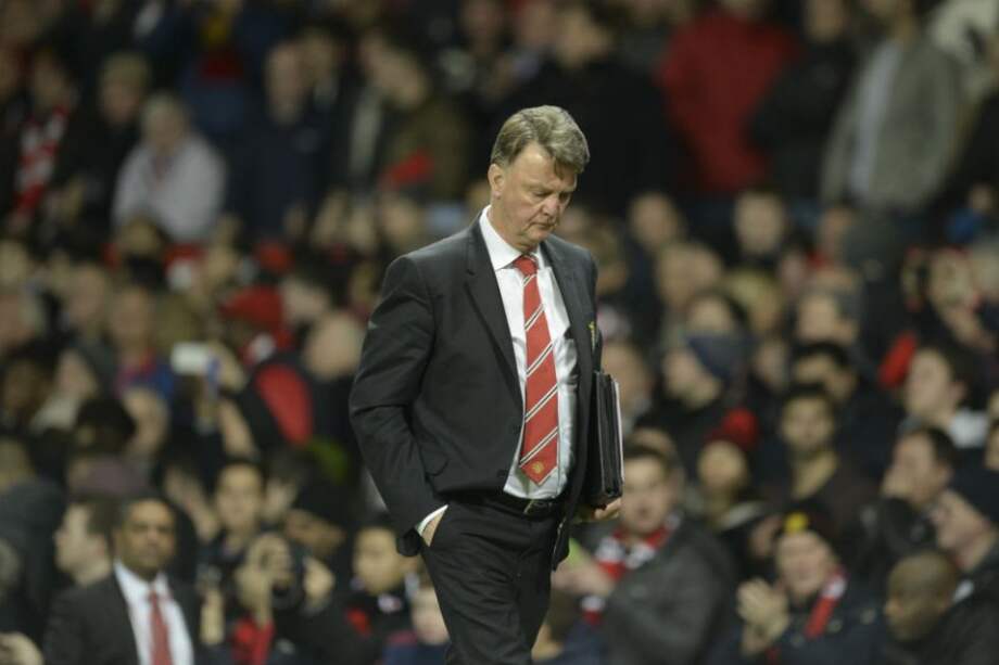 Louis Van Gaal, técnico del Manchester United. Foto: AFP