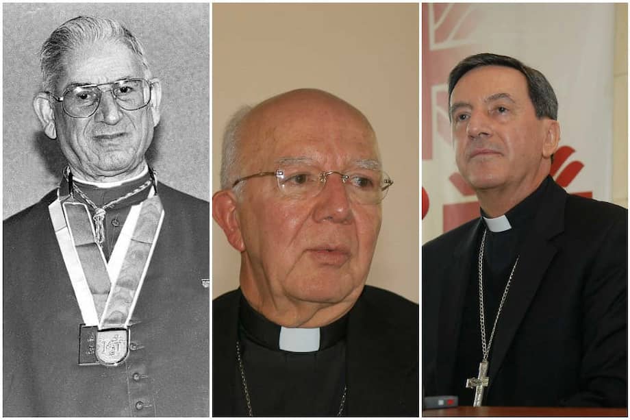 Respectivamente Darío Castrillón Hoyos, Pedro Rubiano Sáenz y Rubén Salazar Gómez. / El Espectador