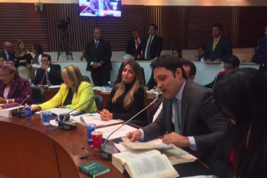 El senador Motoa, de Cambio Radical. / Captura de pantalla de Twitter