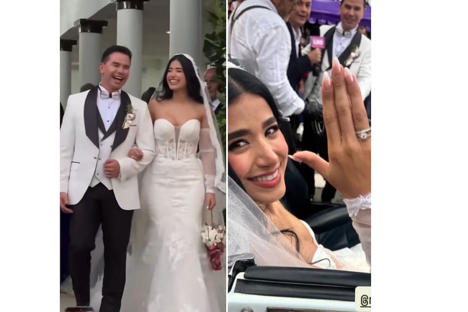 Boda de Jhonny Rivera y Jenny López: Imágenes, detalles e invitados. La ex estuvo presente