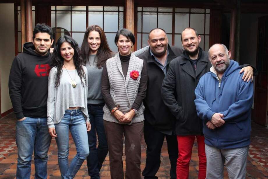 Elenco de la película "Siempreviva". / Cortesía