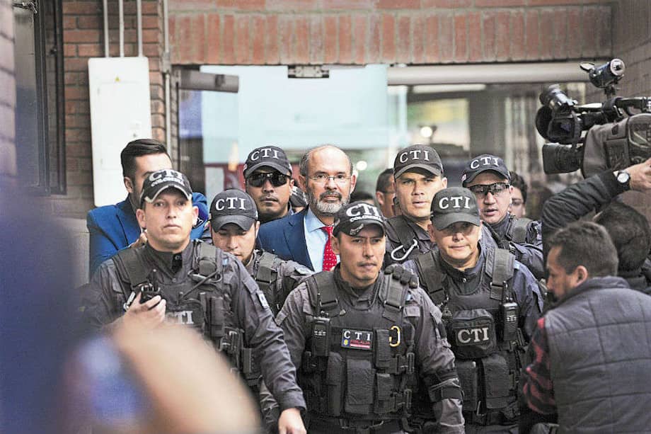 El exmagistrado Ricaurte fue capturado en septiembre del año pasado y se encuentra detenido en la cárcel La Picota. / Gustavo Torrijos