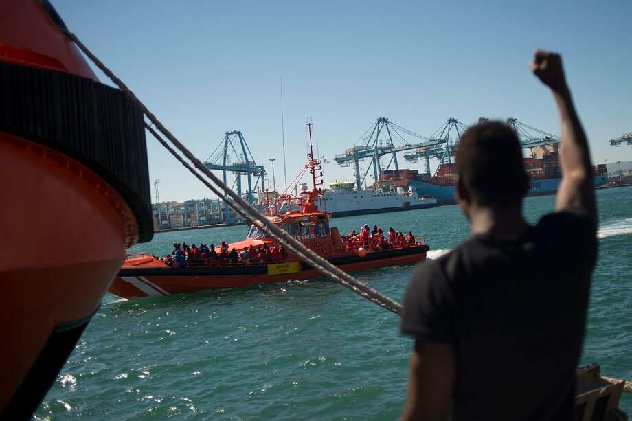 Al rededor de 22.000 migrantes han llegado a España por el Mediterráneo entre enero y julio de este año. / AFP