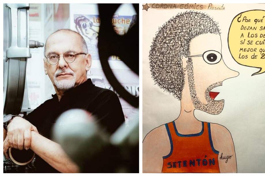 Hugo Suárez Fiat, fundador de "Caliwood" y creador de "Coronacomics"