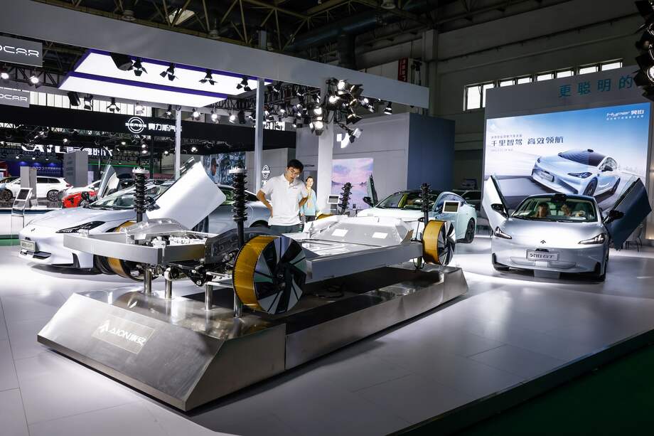 China International New Energy and Intelligent Connected Vehicles Exhibition en Beijing.