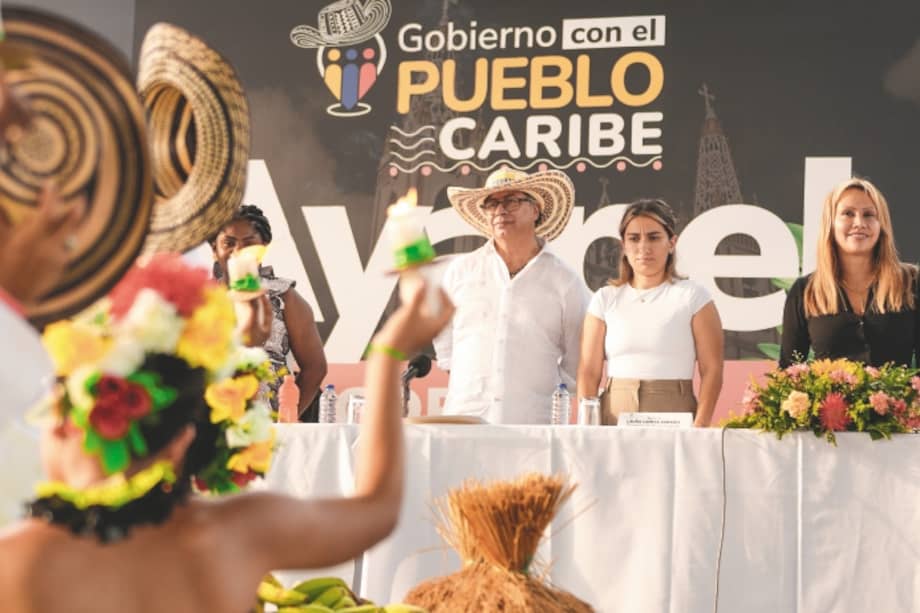 El presidente Gustavo Petro en la cuarta jornada de "Gobierno con el Pueblo", que ocurrió el pasado marzo.