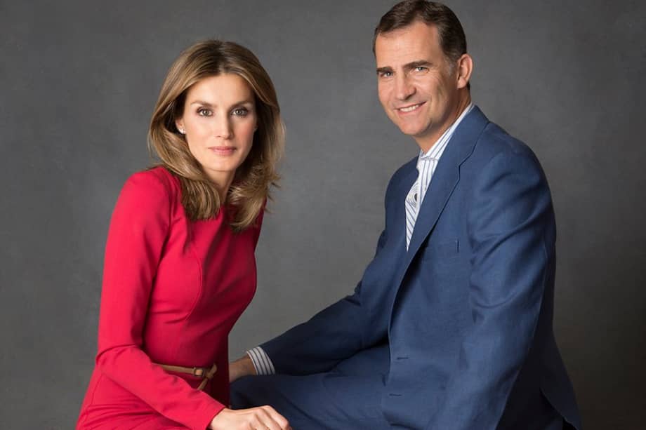 Letizia Ortiz y el príncipe Felipe.