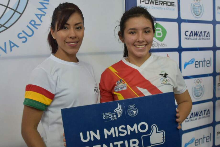 La dupla boliviana Daza/Barrios logró la medalla de plata en raquetbol.