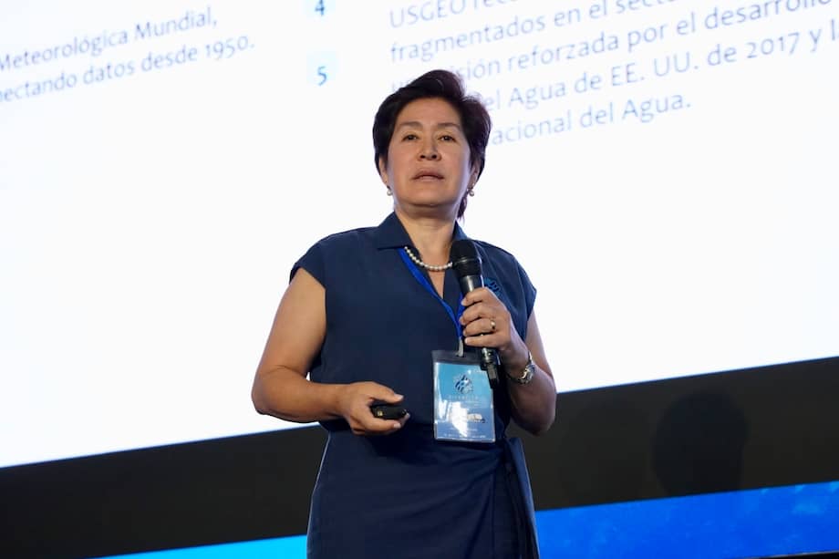 Angélica Gutiérrez, ingeniera civil e hidróloga, líder en ciencia del agua y política pública. /Rivercity Global Forum.