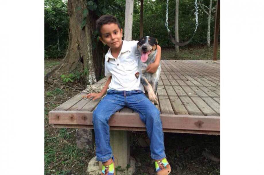 Jacobo Arbeláez, de seis años, desapareció el lunes 20 de abril. / @CarlosABetancu1