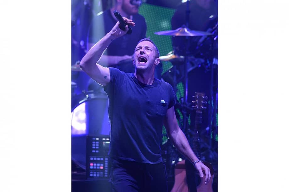 Chris Martin, vocalista de Coldplay. / AFP