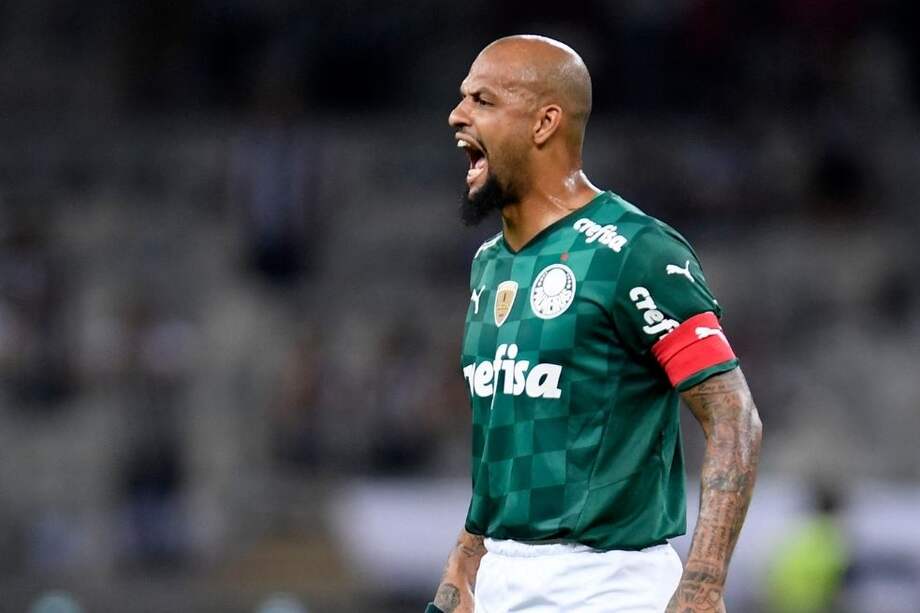 Felipe Melo, capitán y gran figura de Palmeiras.