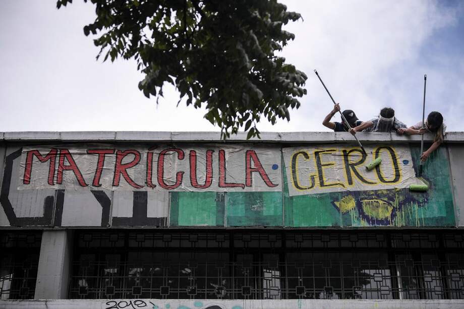 La matrícula cero es una gran opción para paliar parte de la ansiedad que sienten los estudiantes. / Foto: Mauricio Alvarado - El Espectador