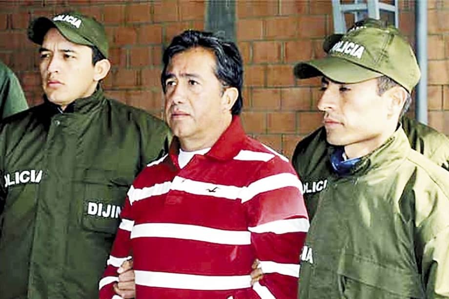 El capo Eduardo Restrepo Victoria, alias ‘El Socio’, detenido el martes. / Policía