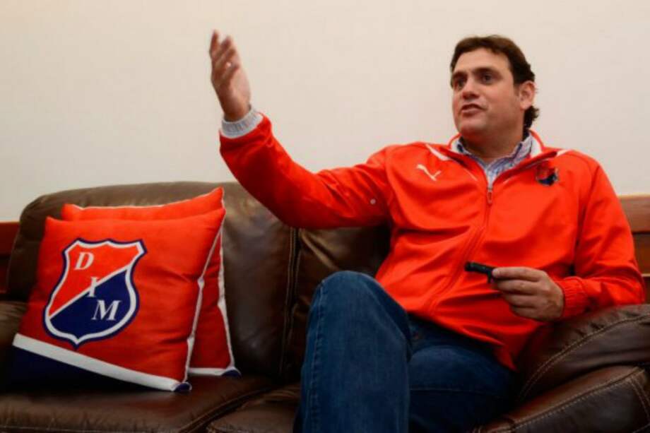 Eduardo Silva, presidente de Independiente Medellín. Foto: Luis Benavides
