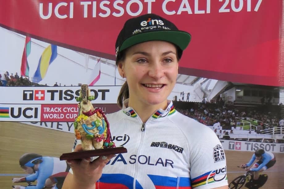 La campeona mundial, Cristina Vogel. / Cortesía Copa Mundo