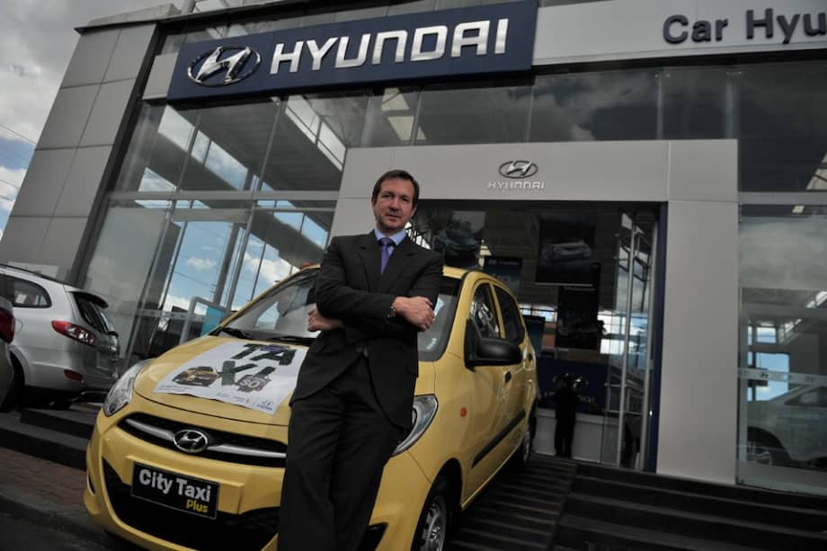 Santiago Gómez, vicepresidente comercial de Hyundai Colombia. / Andrés Torres