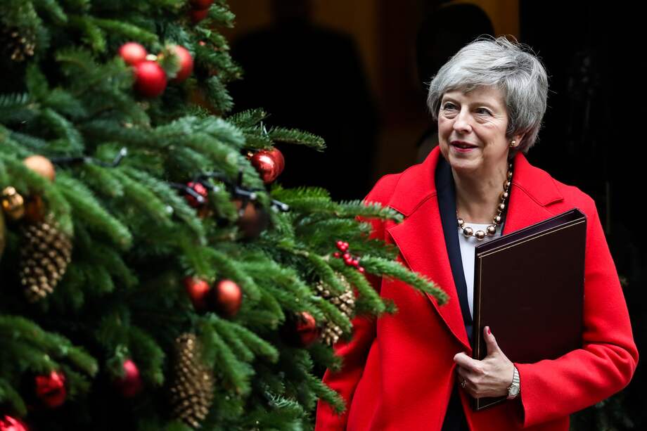 La primera ministra británica, Theresa May. / Bloomberg News