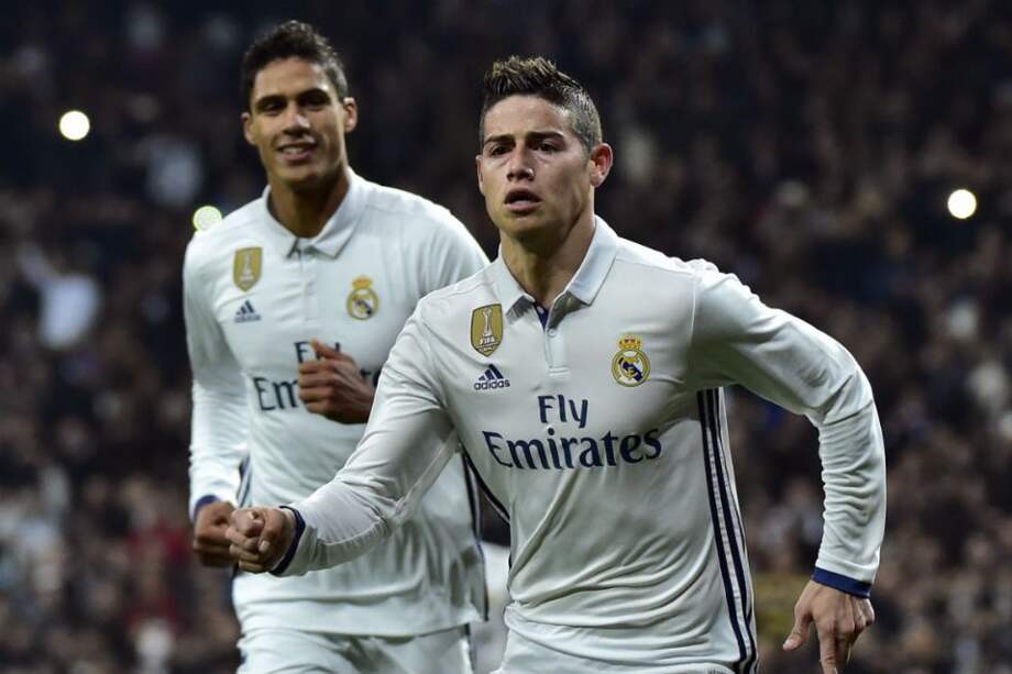 James Rodríguez se entrenó al margen del grupo. Foto: AFP