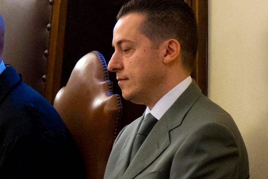 exmayordomo del papa, Paolo Gabriele, de 46 años, durante la primera audiencia de su juicio por el robo y difusión de cientos de documentos reservados de Benedicto XVI. Foto: EFE