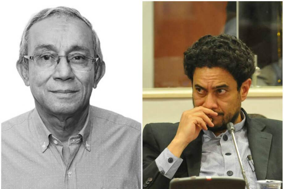 Darío Acevedo, director del CNMH, y el senador Iván Cepeda.