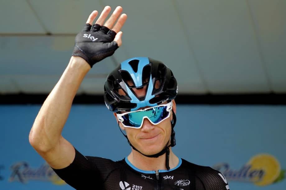 Chris Froome se retiró de la Vuelta a España. Foto: AFP