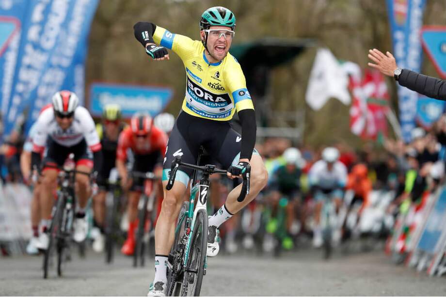 El ciclista alemán Maximiliam Schachmann, líder de la Vuelta al País Vasco / EFE