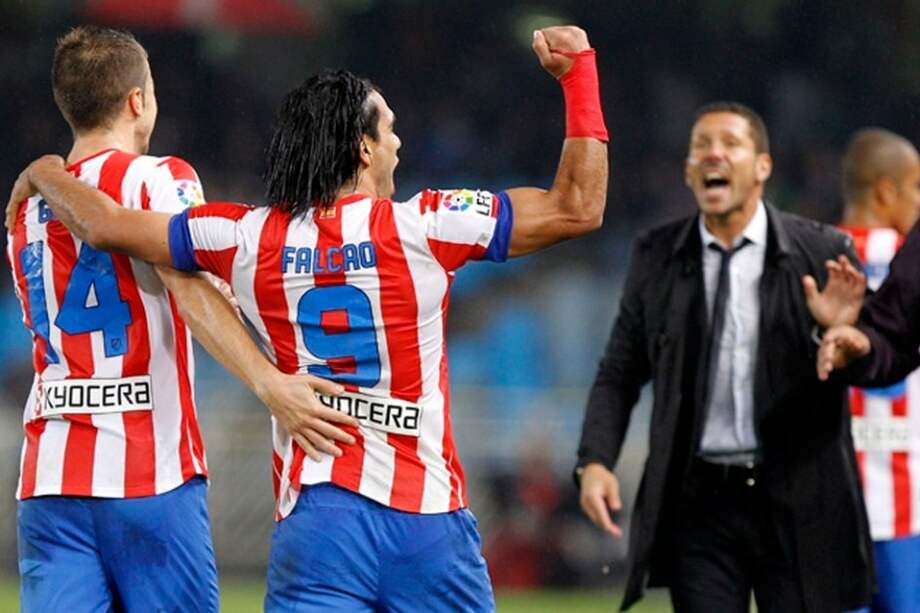 Falcao García vive con Atlético de Madrid el mejor momento de su carrera / Archivo AFP